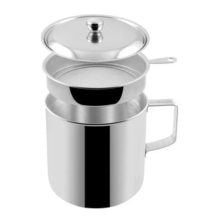 [Cookville] Stainless Steel Oil Filter Pot 12 cm