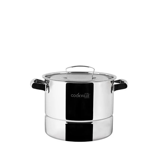 [Cookville] Short Steamer Pot Stainless Steel