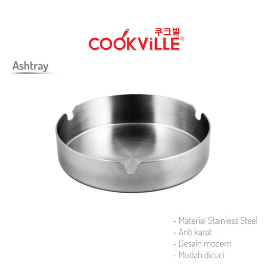 [Cookville] Ashtray Asbak Stainless Steel