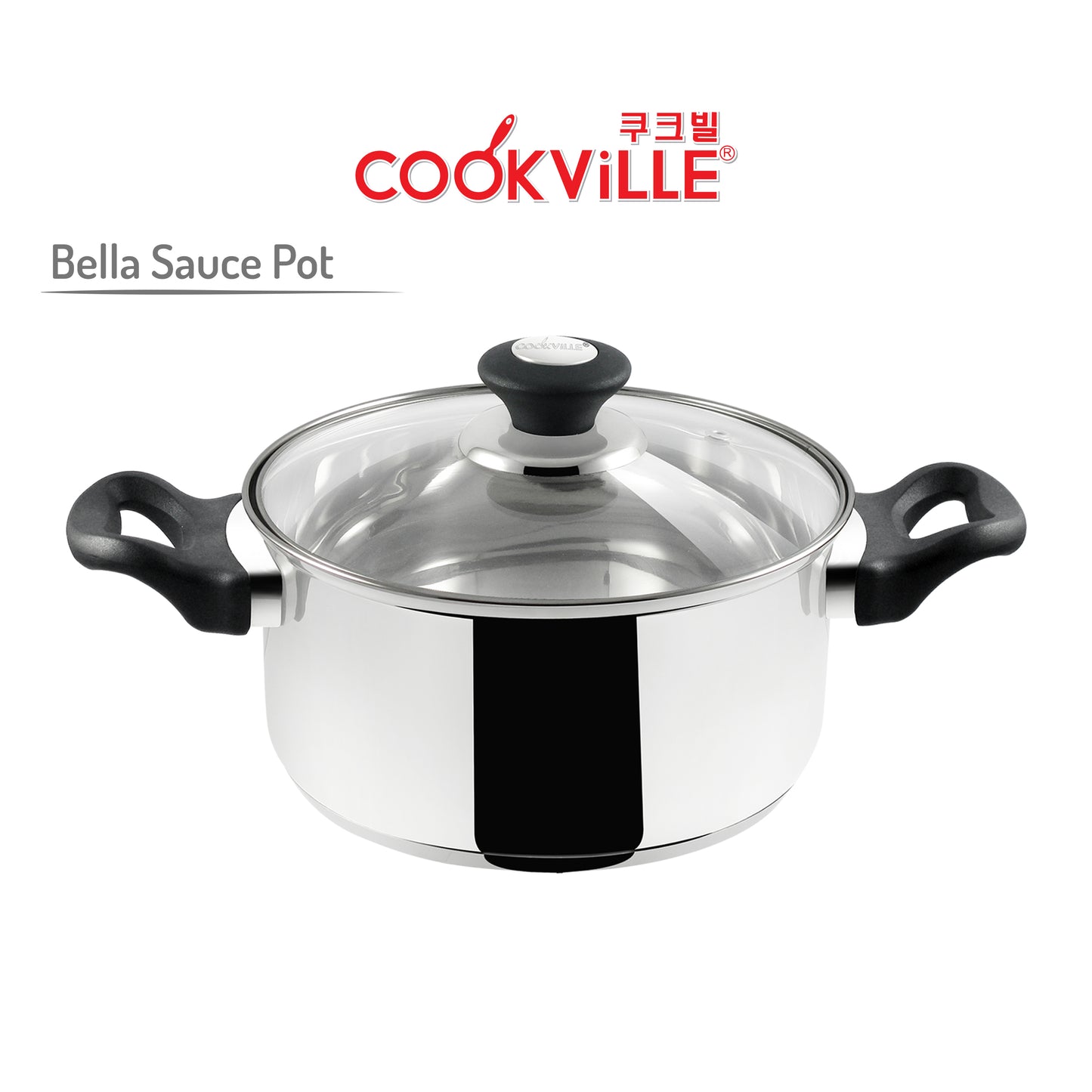 [Cookville] Bella Sauce Pot Stainless Steel