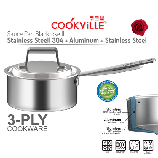[Cookville] Black Rose II Sauce Pan