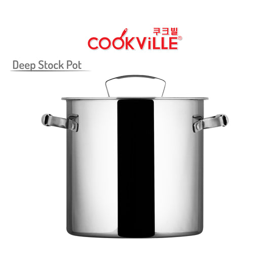 [Cookville] Deep Stock Pot Stainless