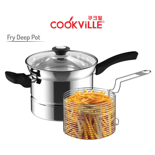 [Cookville] Fry Deep Pot ukuran 16 cm dan 18 cm