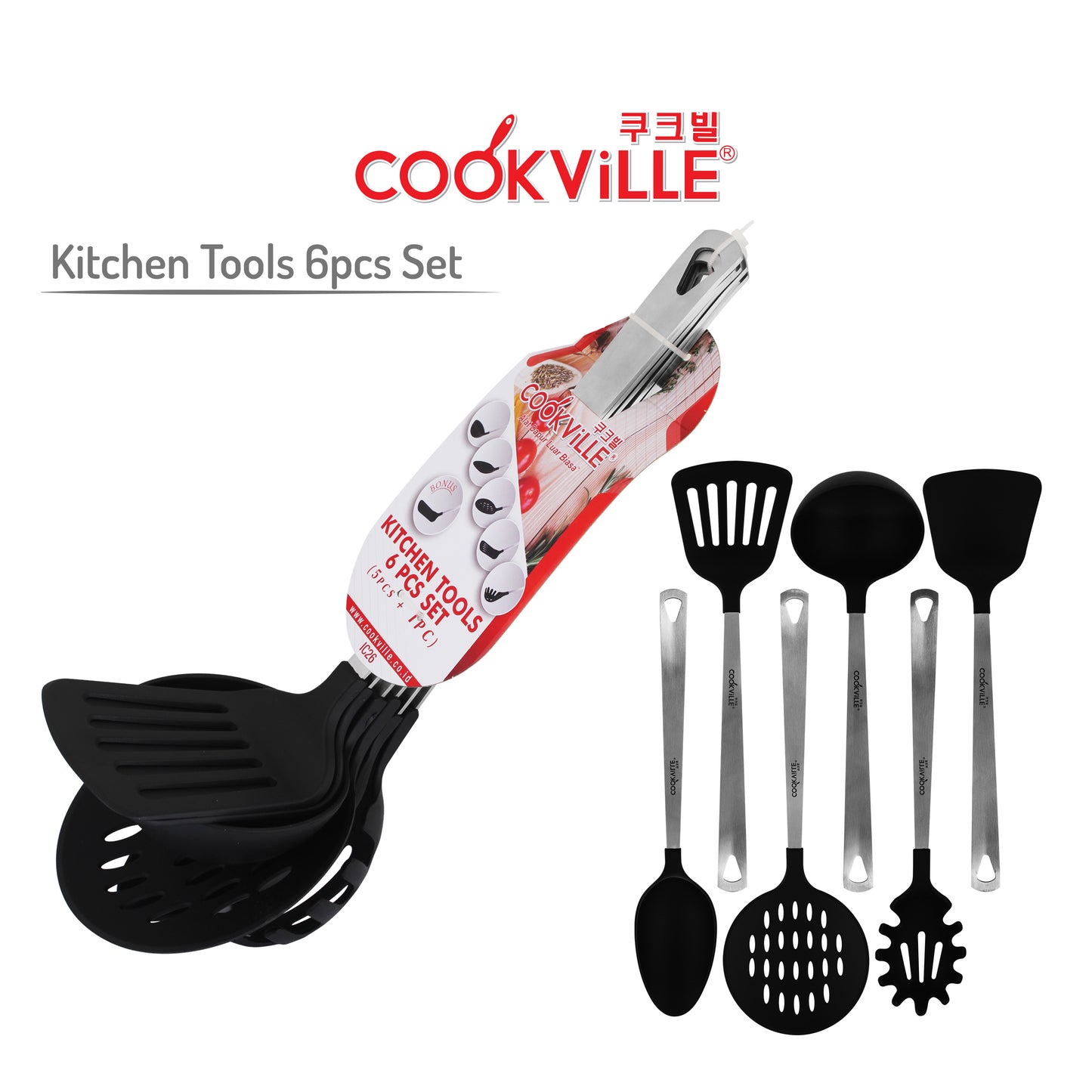 [Cookville] Blackrose II Kitchen Set Peralatan Masak Stainless Steel SUS 304