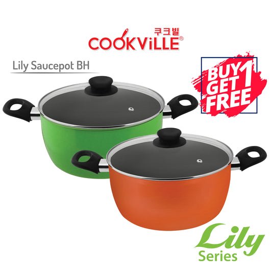 [Cookville] Lily Sauce Pot Bakelite Handle Promo Beli 1 Gratis 1