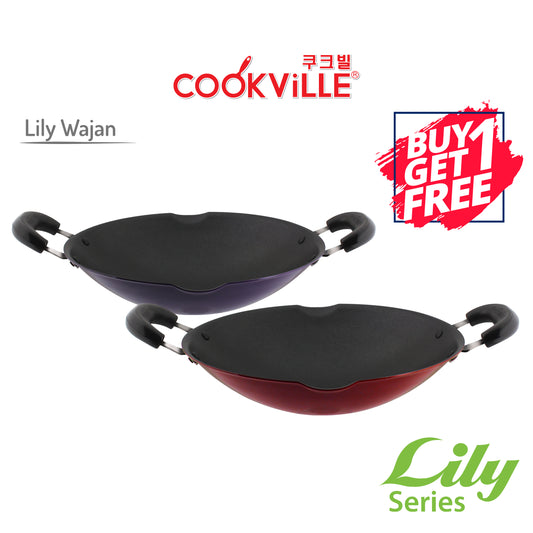 [Cookville] Lily Wajan Penggorengan 36 cm Promo Beli 1 Gratis 1