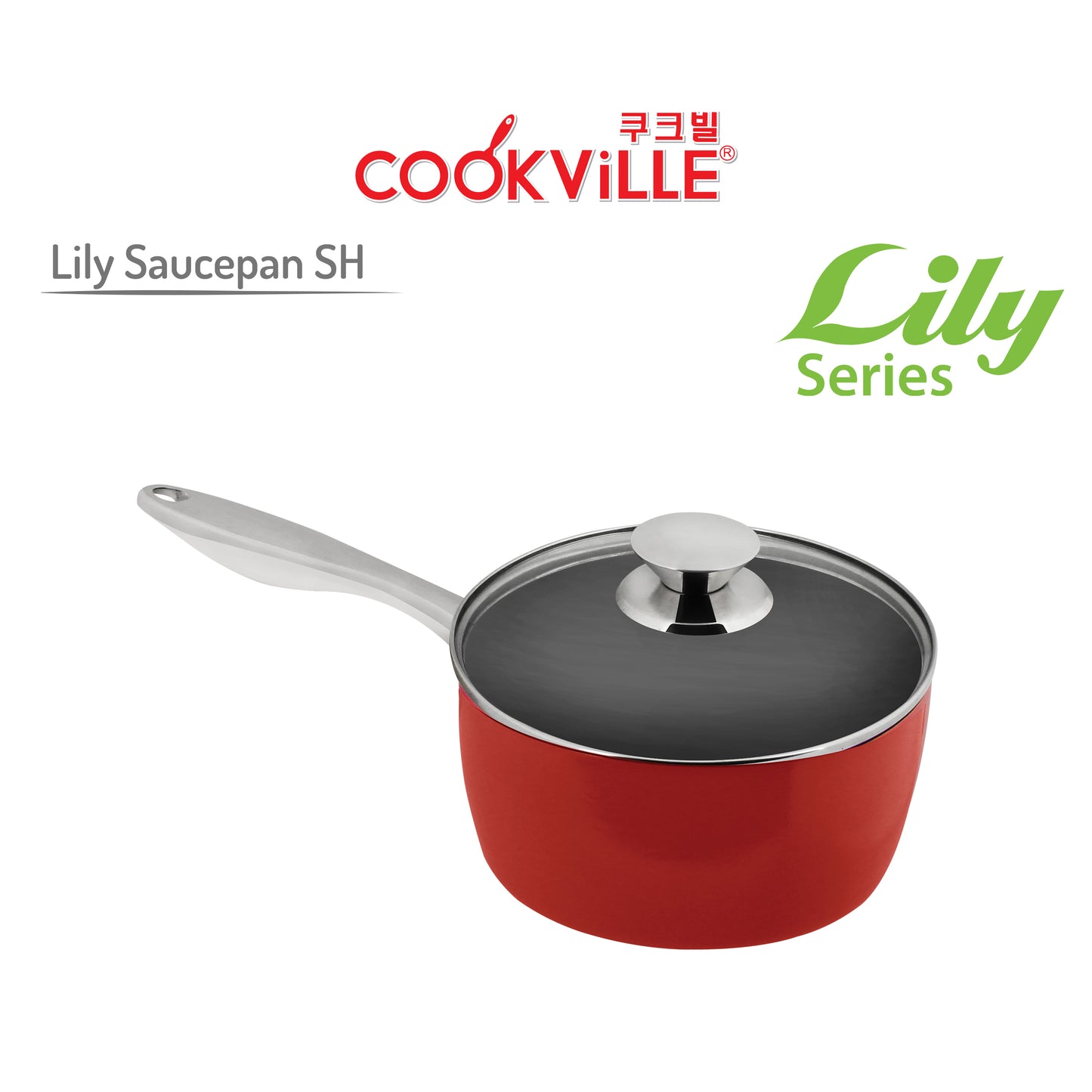 [Cookville] Lily Sauce Pan Stainless Handle