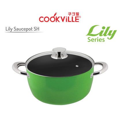 [Cookville] Lily Sauce Pot Stainless Steel Handle