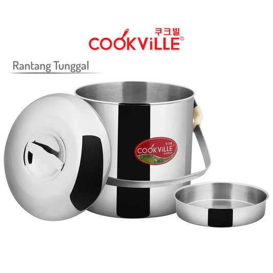 [Cookville] Rantang Tunggal Stainless Steel