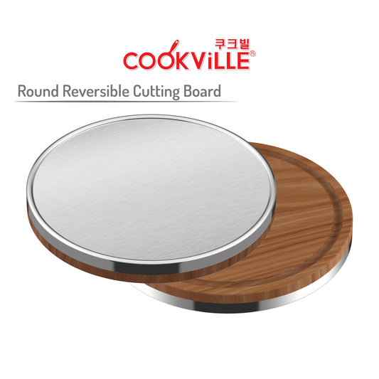 [Cookville] Round Reversible Cutting Board CC111RO