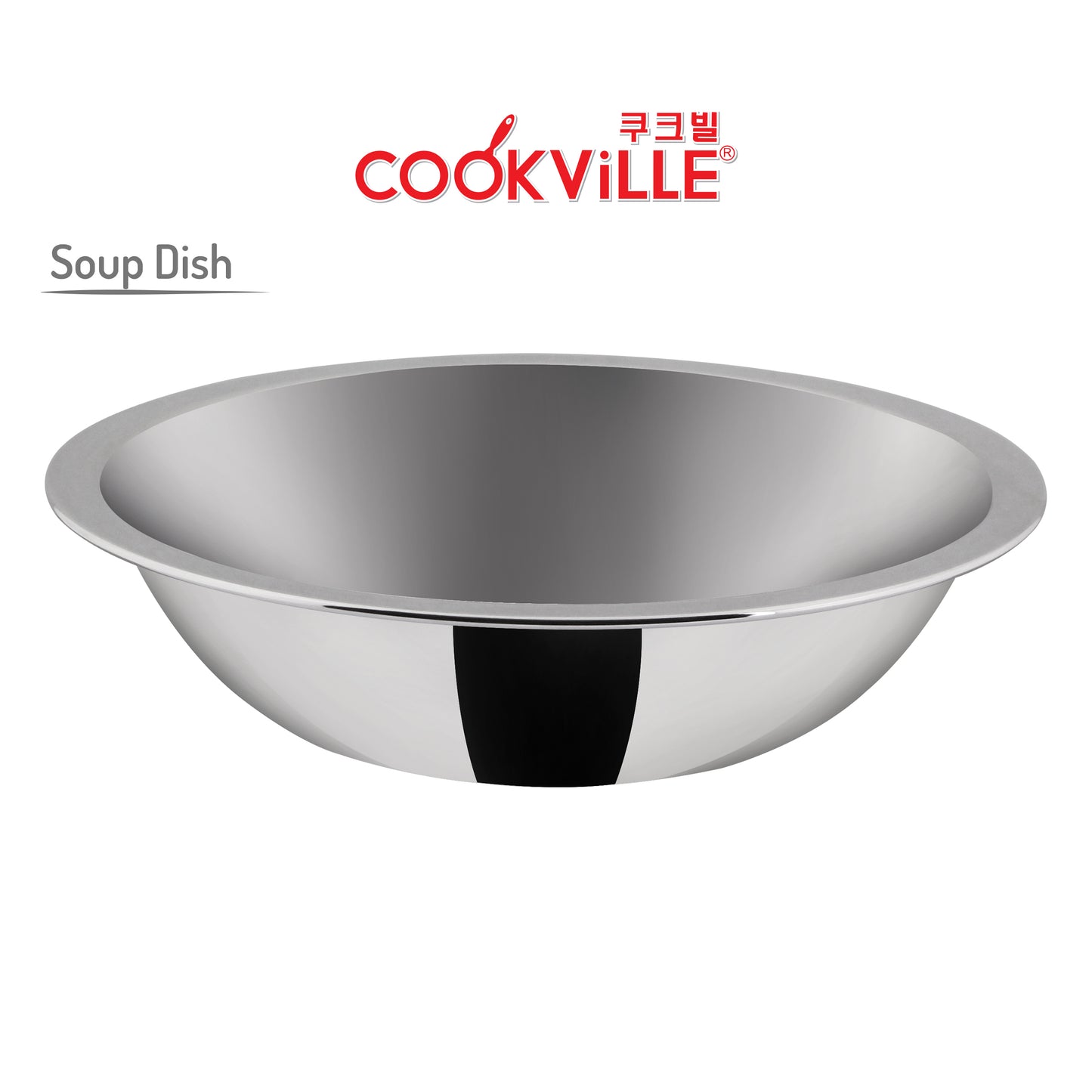 [Cookville] Soup Dish Mangkok Hidangan Stainless