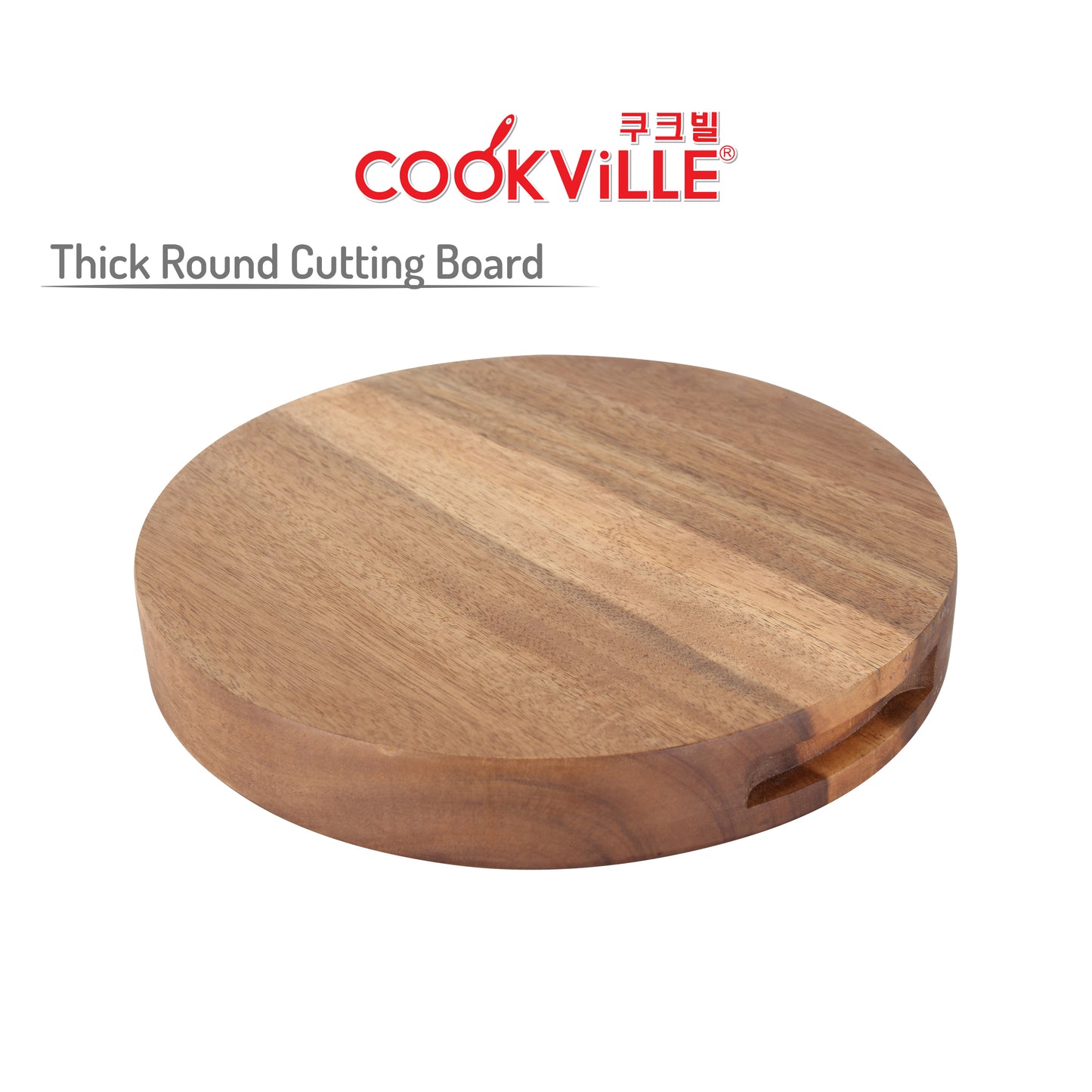 [Cookville] Thick Round Cutting Board BCC50RO
