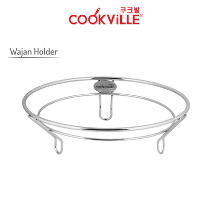 [Cookville] Wire Frame Wajan Holder Stainless Steel 20 cm