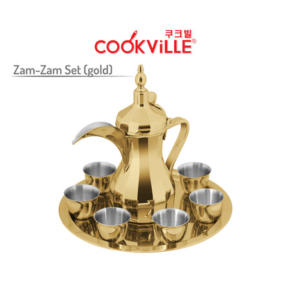 [Cookville] Zam-Zam Set Golden Color dan Stainless Steel