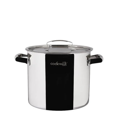 [Cookville] Short Stock Pot Stainless Steel