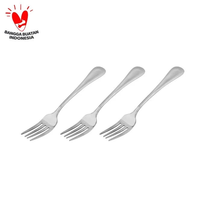 [Cookville] Cutlery Tableware Garpu Makan Stainless Steel (3 pcs/pack)