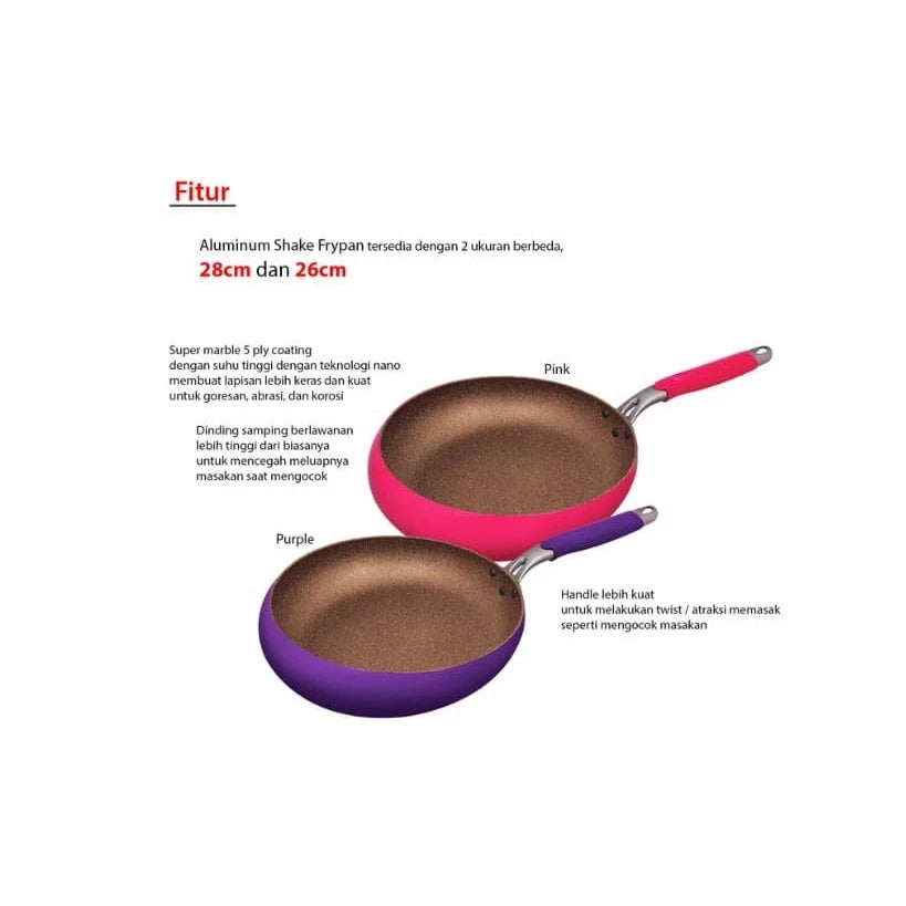 [Cookville] Aluminum Shake Frypan