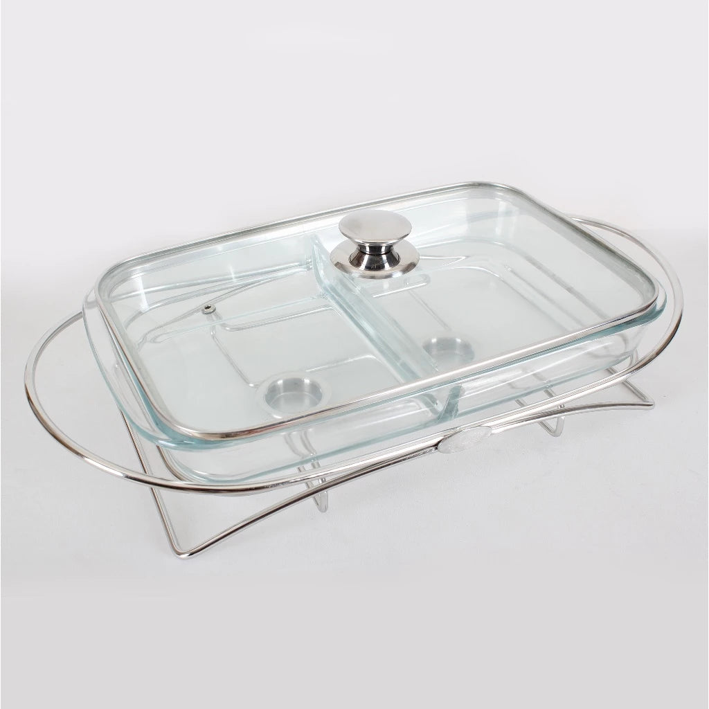 [Cookville] Chafing Dish i518 Rectangular Large W/ Partition / Food Warmer