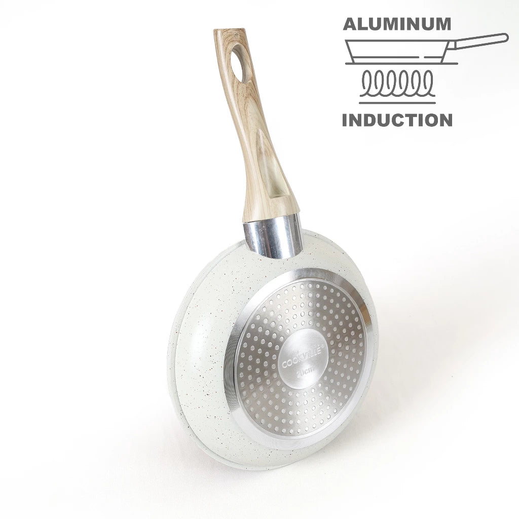 [Cookville] Frypan Aluminium Beige Induction