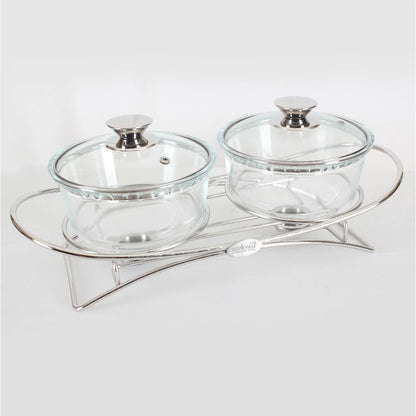 [Cookville]  Chafing Dish i516-Round Medium (2 Pcs) / Food Warmer