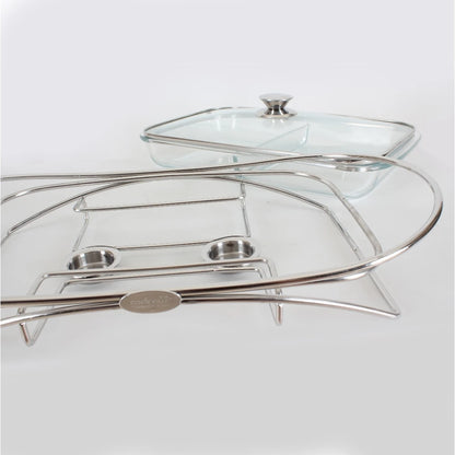 [Cookville] Chafing Dish i518 Rectangular Large W/ Partition / Food Warmer