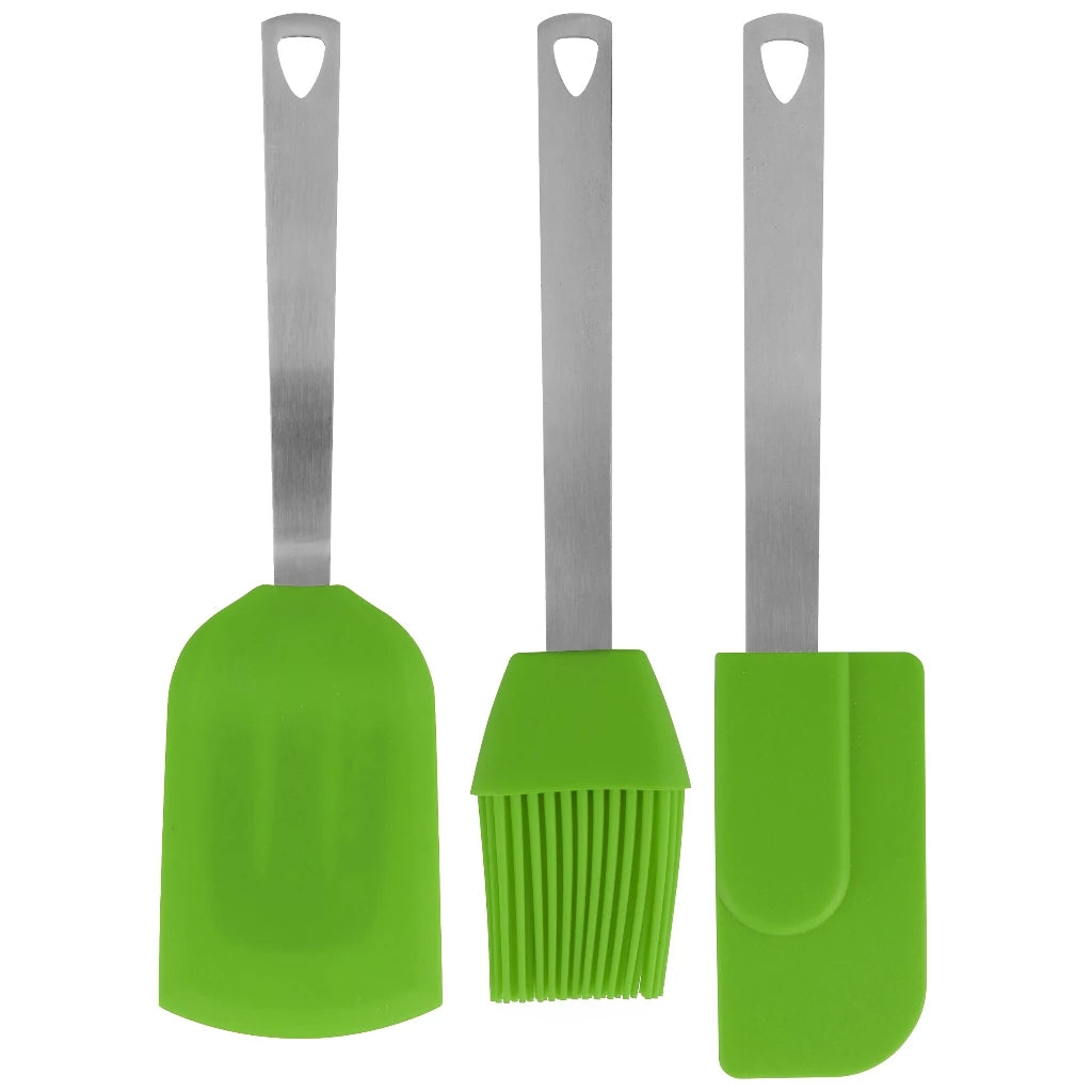 [Cookville] Silicone Color Kitchen Tools 3 Pcs Set