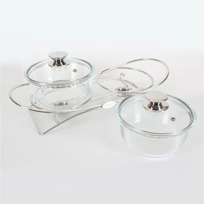 [Cookville]  Chafing Dish i516-Round Medium (2 Pcs) / Food Warmer