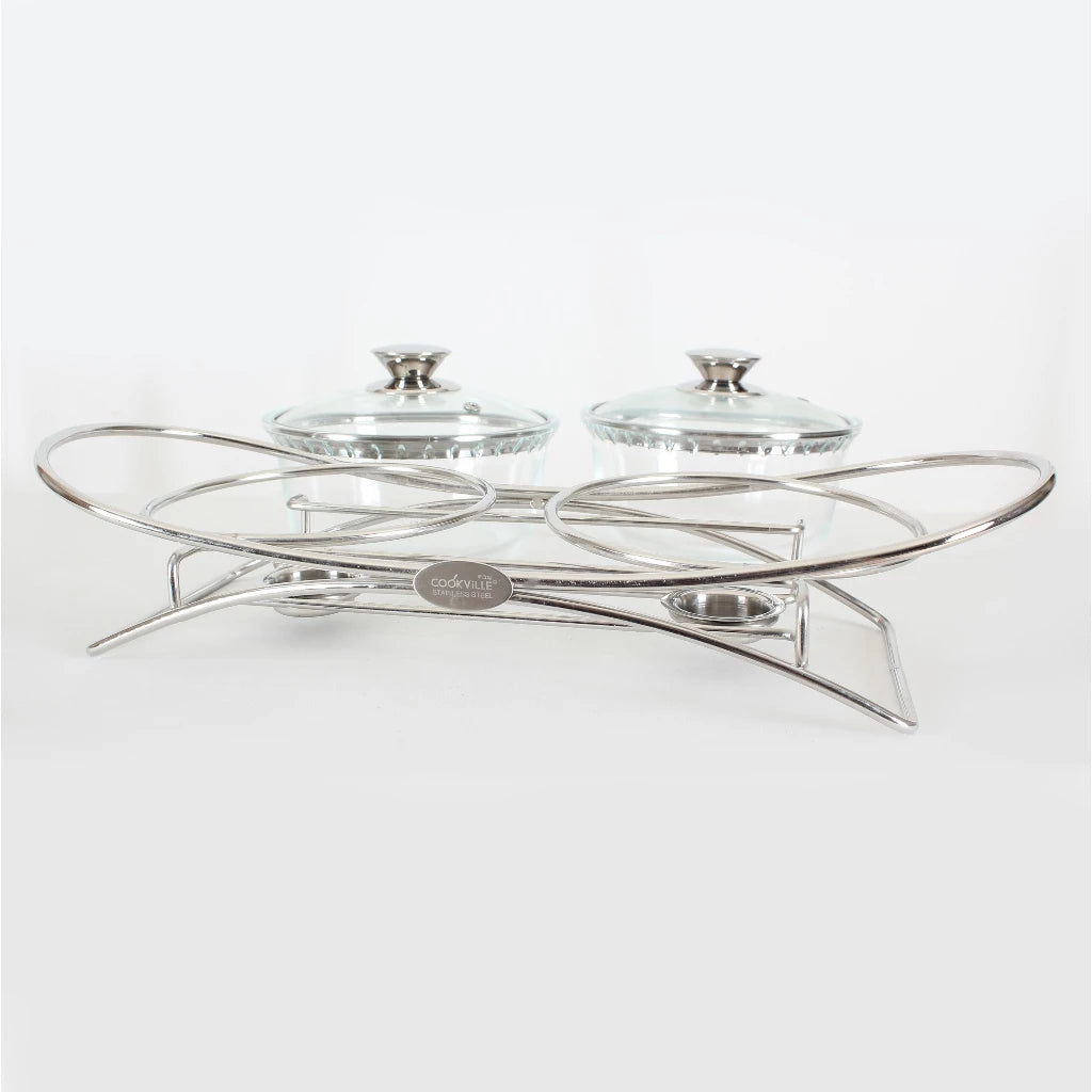 [Cookville]  Chafing Dish i516-Round Medium (2 Pcs) / Food Warmer