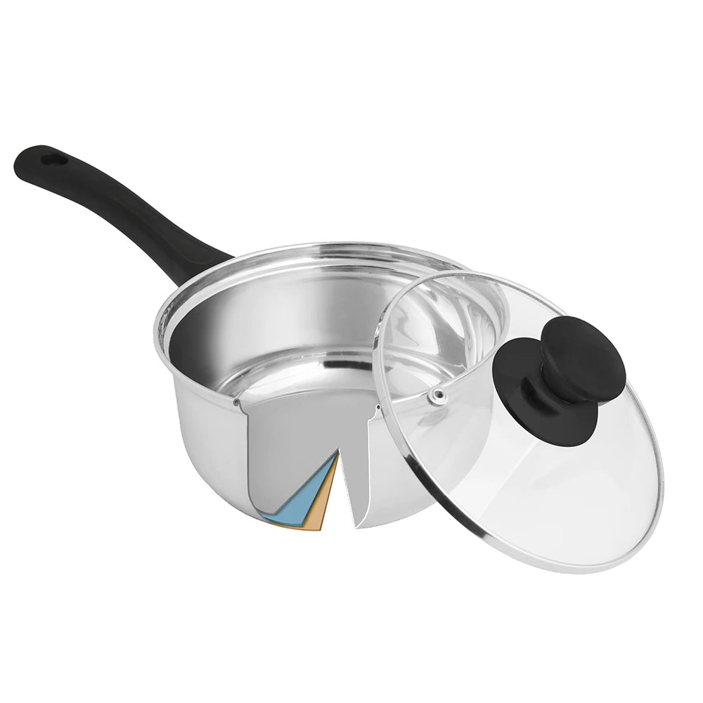 [Cookville] Carnation Sauce Pan Stainless Handle 16 cm