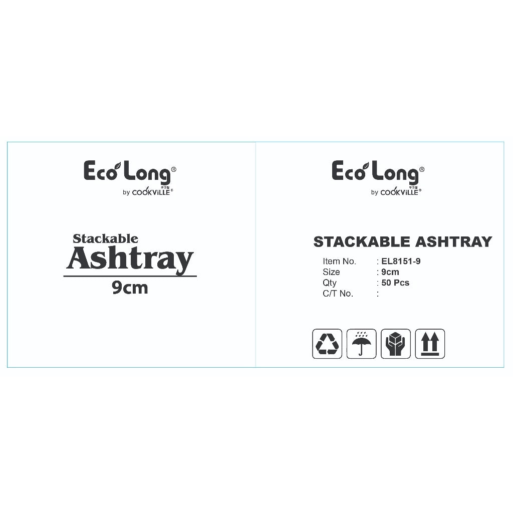 [Ecolong] by Cookville Ashtray 9 cm