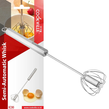 [Cookville] Whisk Mixer Semi Automatic Stainless steel