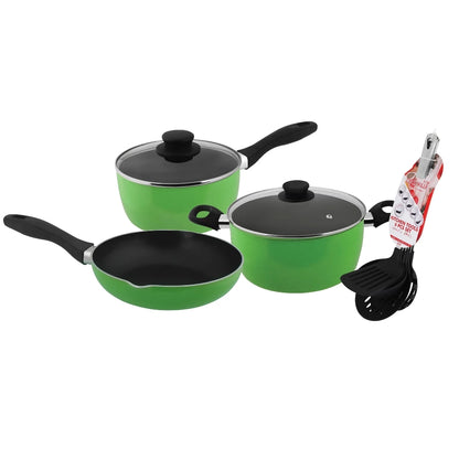 [Cookville] Lily Set Green Bakelite Handle