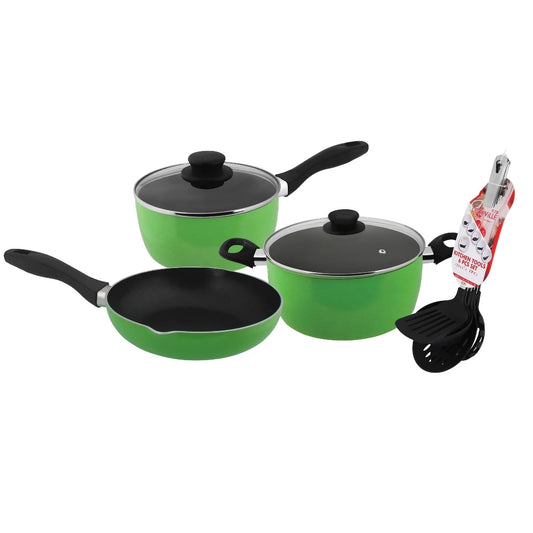 [Cookville] Lily Set Green Bakelite Handle