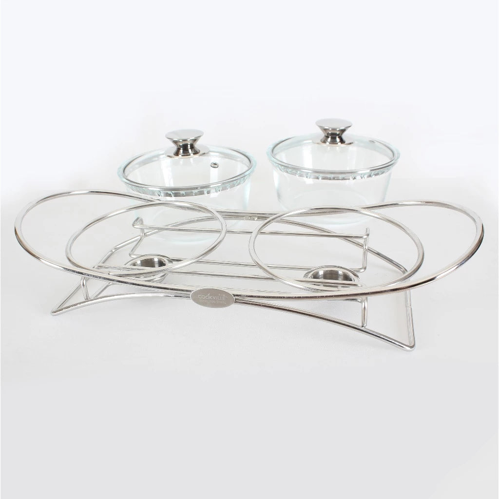 [Cookville]  Chafing Dish i516-Round Medium (2 Pcs) / Food Warmer