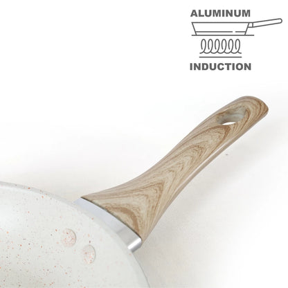 [Cookville] Frypan Aluminium Beige Induction