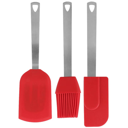 [Cookville] Silicone Color Kitchen Tools 3 Pcs Set