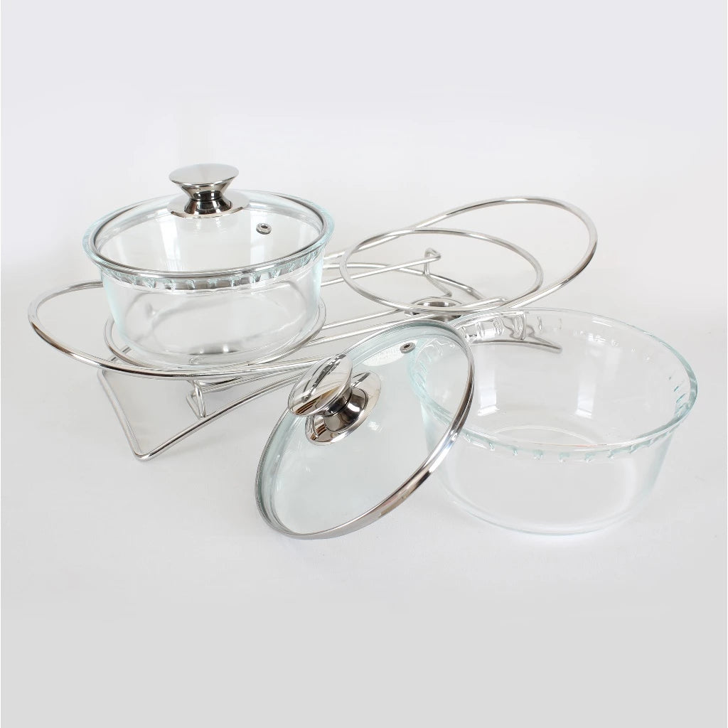 [Cookville]  Chafing Dish i516-Round Medium (2 Pcs) / Food Warmer