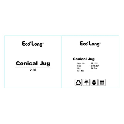 [Ecolong] by Cookville Conical Jug 2.0 L