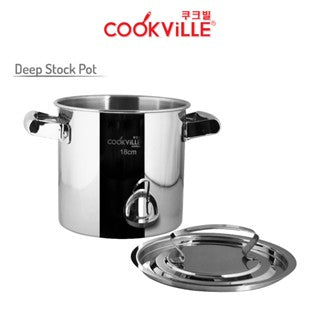 [Cookville] Deep Stock Pot Stainless
