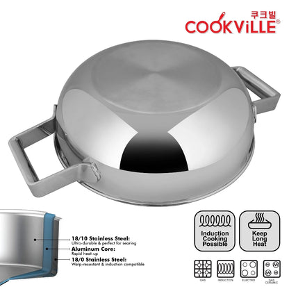 [Cookville] Black Rose II Korean Soup Pot 3 Ply