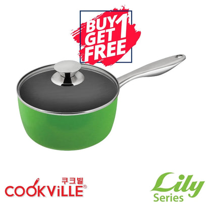 [Cookville] Lily Sauce Pan Stainless Handle Promo Spesial Beli 1 Gratis 1