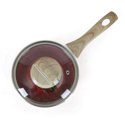 [Cookville] Amber Pink Saucepan with Lid