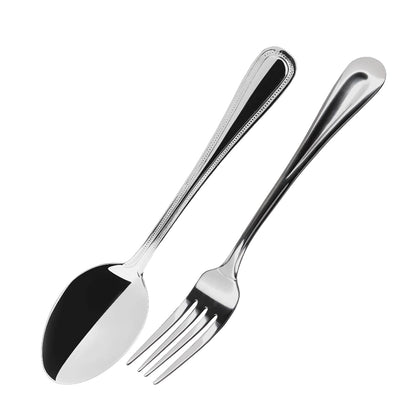 [Cookville] Sendok & Garpu Makan Stainless Steel - Cutlery Tableware (3 Pcs Sendok & 3 Pcs Garpu)