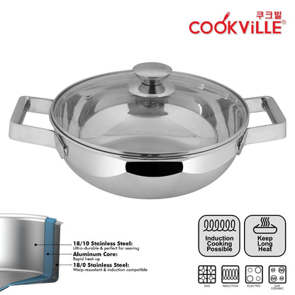 [Cookville] Black Rose II Korean Soup Pot 3 Ply