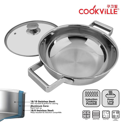 [Cookville] Black Rose II Korean Soup Pot 3 Ply