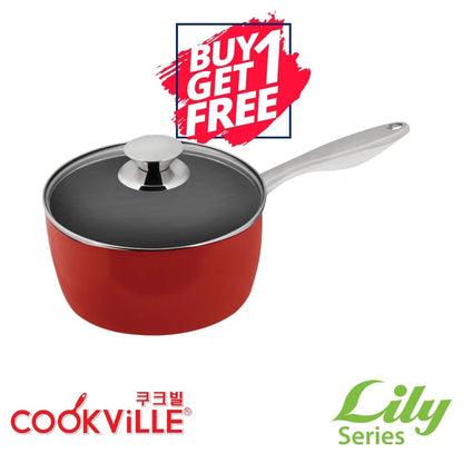 [Cookville] Lily Sauce Pan Stainless Handle Promo Spesial Beli 1 Gratis 1