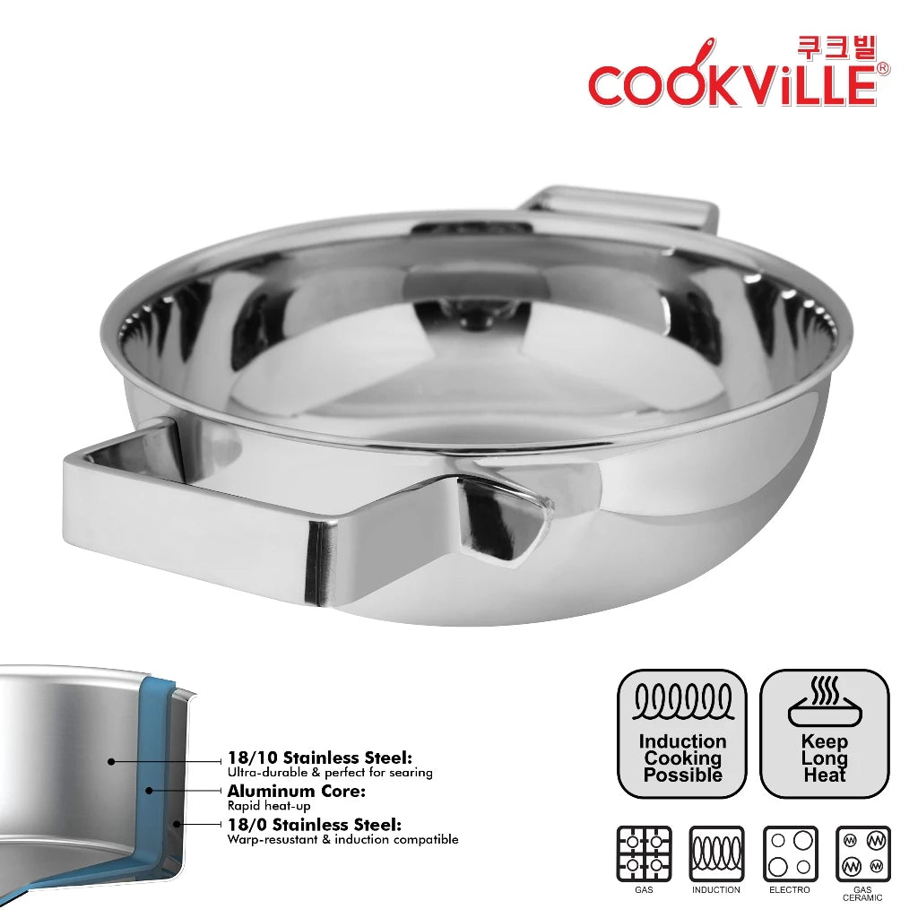 [Cookville] Black Rose II Korean Soup Pot 3 Ply
